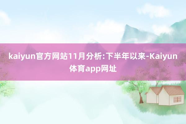 kaiyun官方网站11月分析:下半年以来-Kaiyun体育app网址